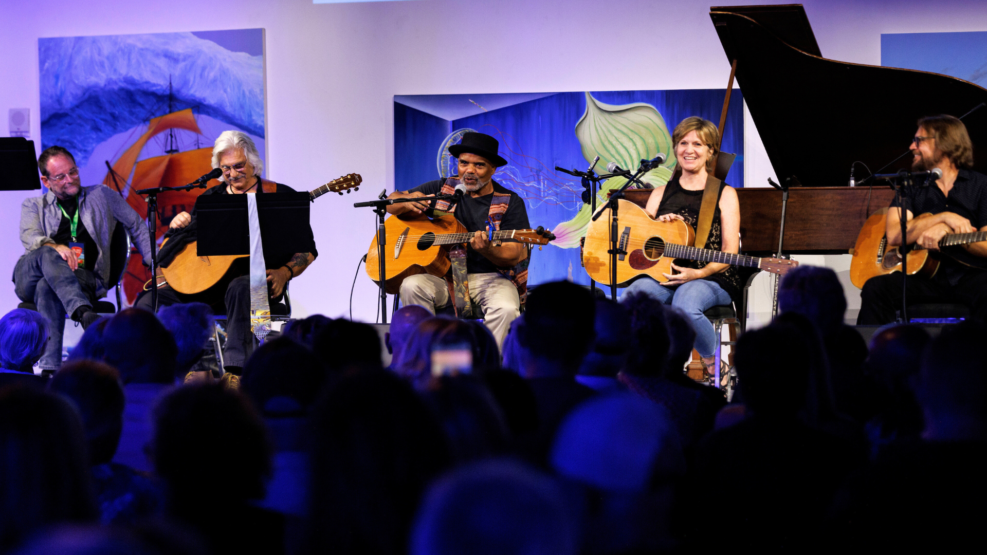 Performers delight the audience with Americana music and stories
