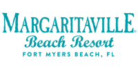 margaritaville beach resort fort myers beach logo written out in text