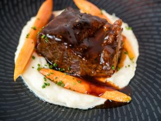 An entree at Gather