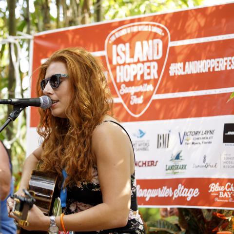 woman singing
