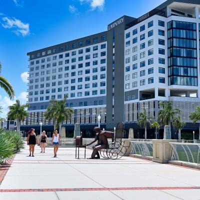 exterior of lminary hotel in downtown fort myers
