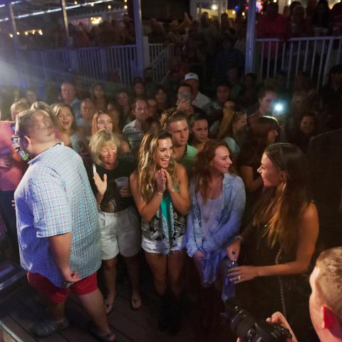 Jana Kramer at Bootleggers on Fort Myers Beach
